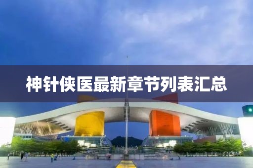 神針俠醫(yī)最新章節(jié)列表匯總