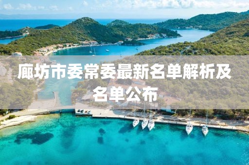 廊坊市委常委最新名單解析及名單公布