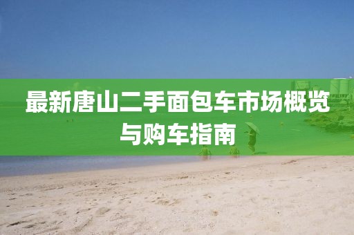 最新唐山二手面包車市場(chǎng)概覽與購(gòu)車指南