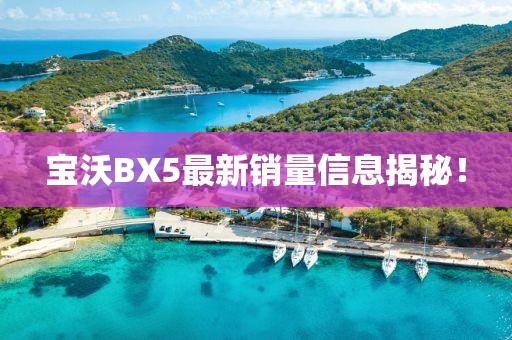 寶沃BX5最新銷量信息揭秘！