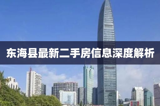 東海縣最新二手房信息深度解析