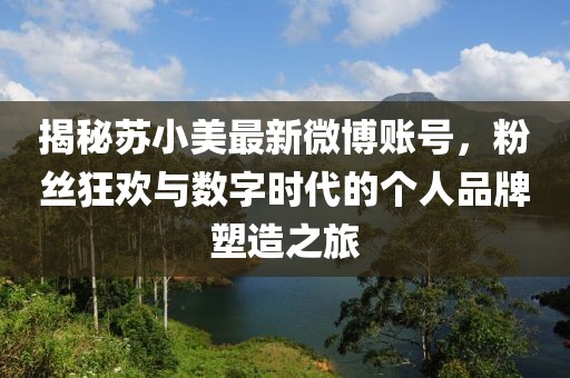 揭秘蘇小美最新微博賬號(hào)，粉絲狂歡與數(shù)字時(shí)代的個(gè)人品牌塑造之旅
