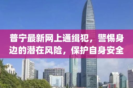 普寧最新網上通緝犯，警惕身邊的潛在風險，保護自身安全