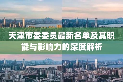 天津市委委員最新名單及其職能與影響力的深度解析